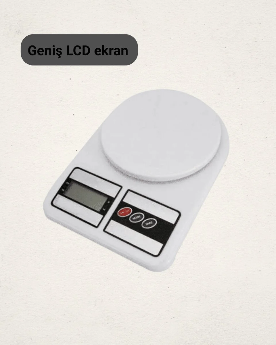 Hassas Ölçüm İçin Dijital Mutfak Tartısı – 10 Kg Kapasiteli