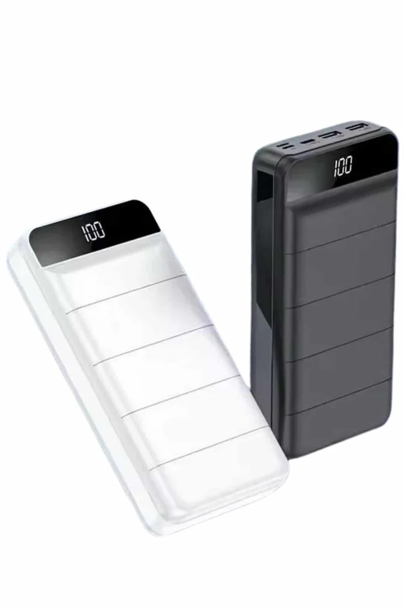 Powerbank 50.000 Mah Dijital Göstergeli Taşınabilir 4 Portlu Hızlı Powerbank