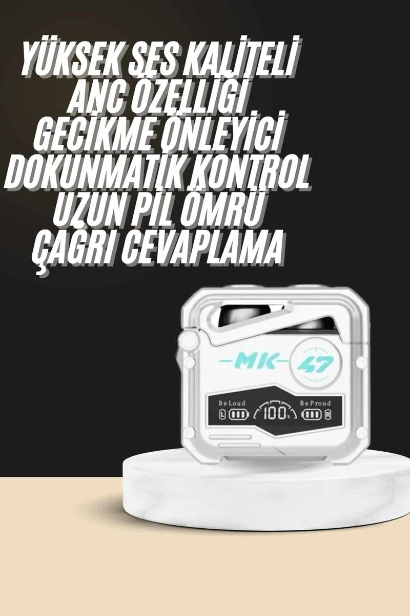 Oyuncu Kulaklığı Yeni Mekanik Kablosuz Kulaklık İos Android Uyumlu