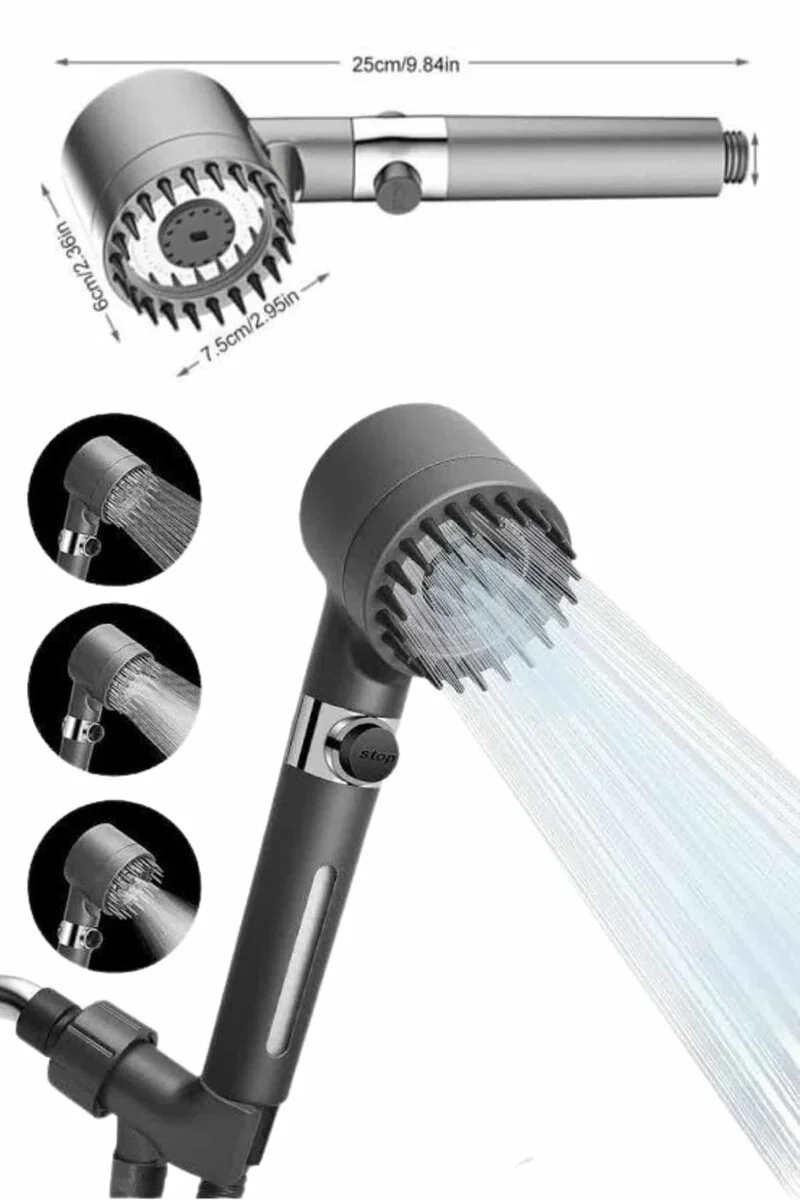Yeni Masaj Etkili Nesil Filtreli  Duş Başlığı Fıskiyesi Duş Banyo