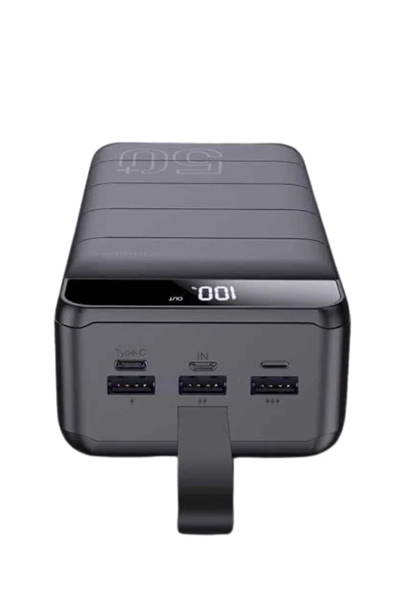 Powerbank Çoklu Şarj Girişi 50.000 Mah Taşınabilir Dijital Göstergeli