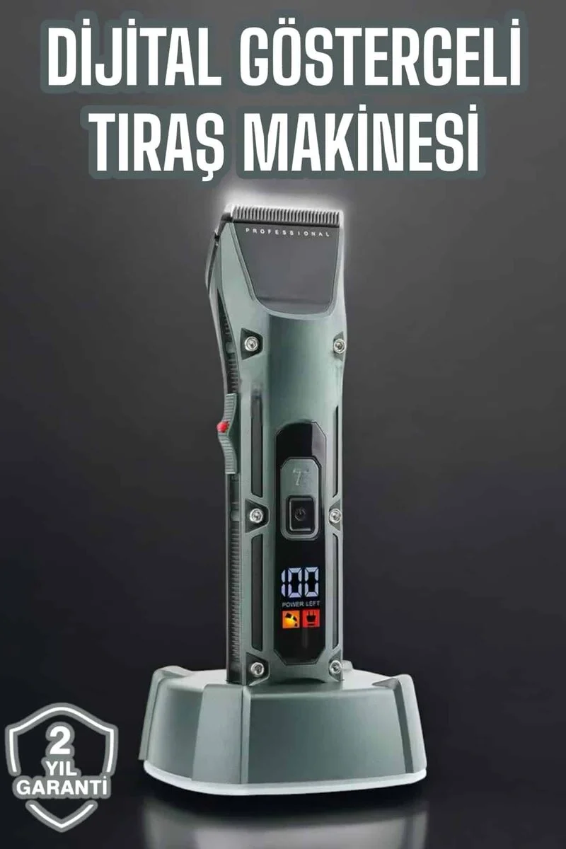 Tıraş Makinesi Uzun Pil Ömrü Şarjlı Günlük Tıraş Makinesi