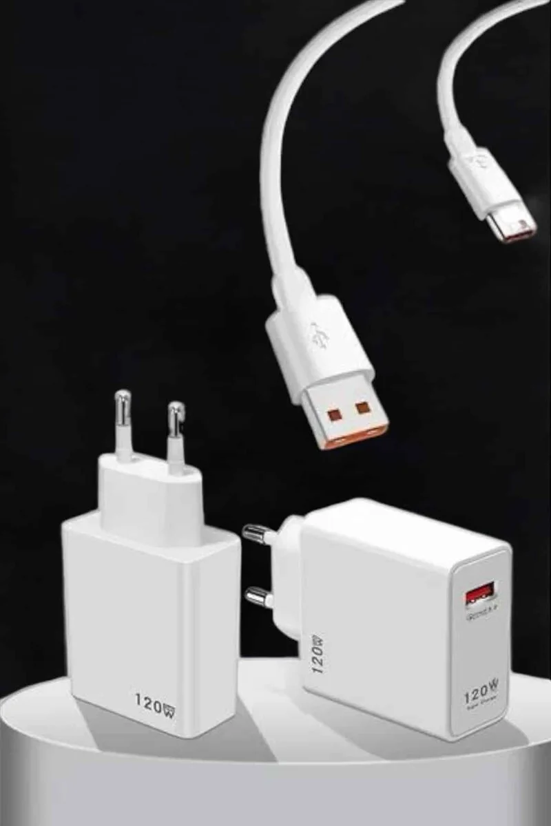 Type-C 120W Şarj Aleti Hızlı Şarj Turbo