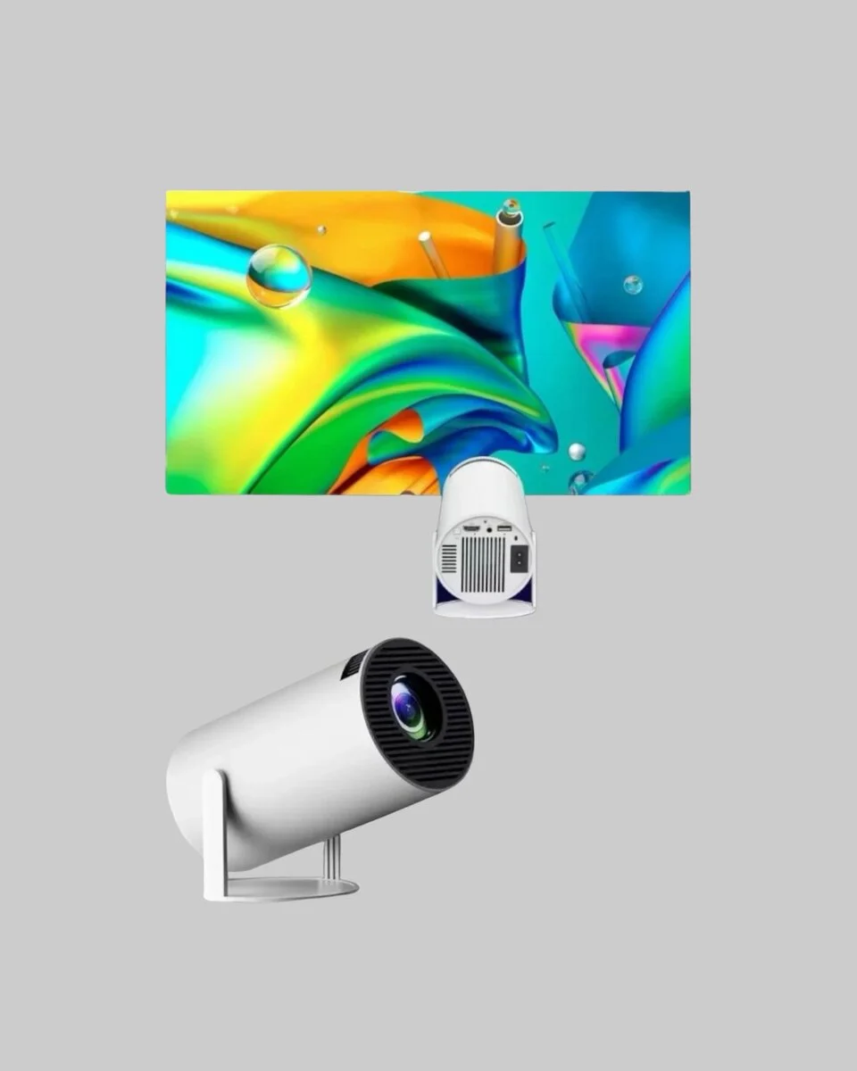 Full HD 4K Destekli Akıllı Projeksiyon – 130 inç Ekran Uzun Ömürlü Ampul ve Çoklu Giriş