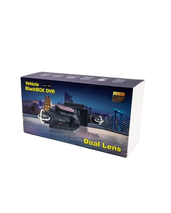 Çift Görüşlü Dashcam – Gece Görüşlü 1080P Araç İçi Güvenlik Kamerası