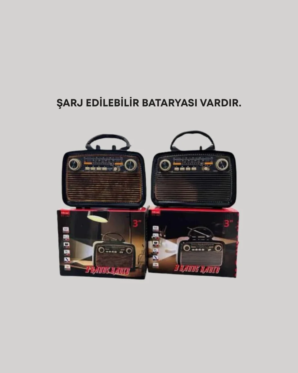 Bluetooth Hoparlör – Kablosuz Bağlantı Geniş Ses Alanı Radyo Destekli Hafif ve Taşınabilir