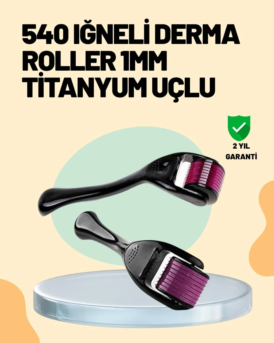 Cilt Yenileyici Derma Roller – Mikro İğneli Bakım Aracı