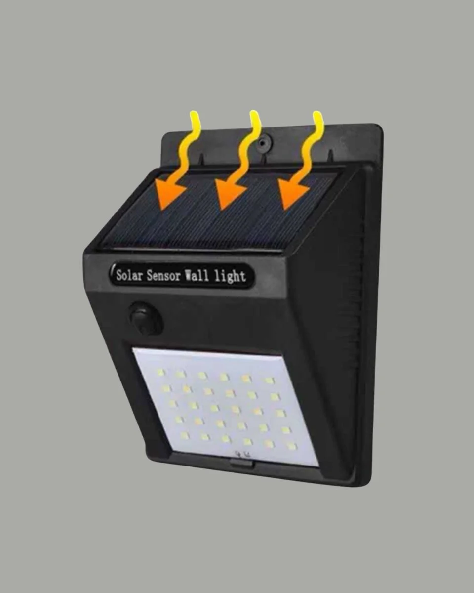 Hareket Sensörlü Güneş Enerjili Dış Mekan LED Lamba 100/144 LED