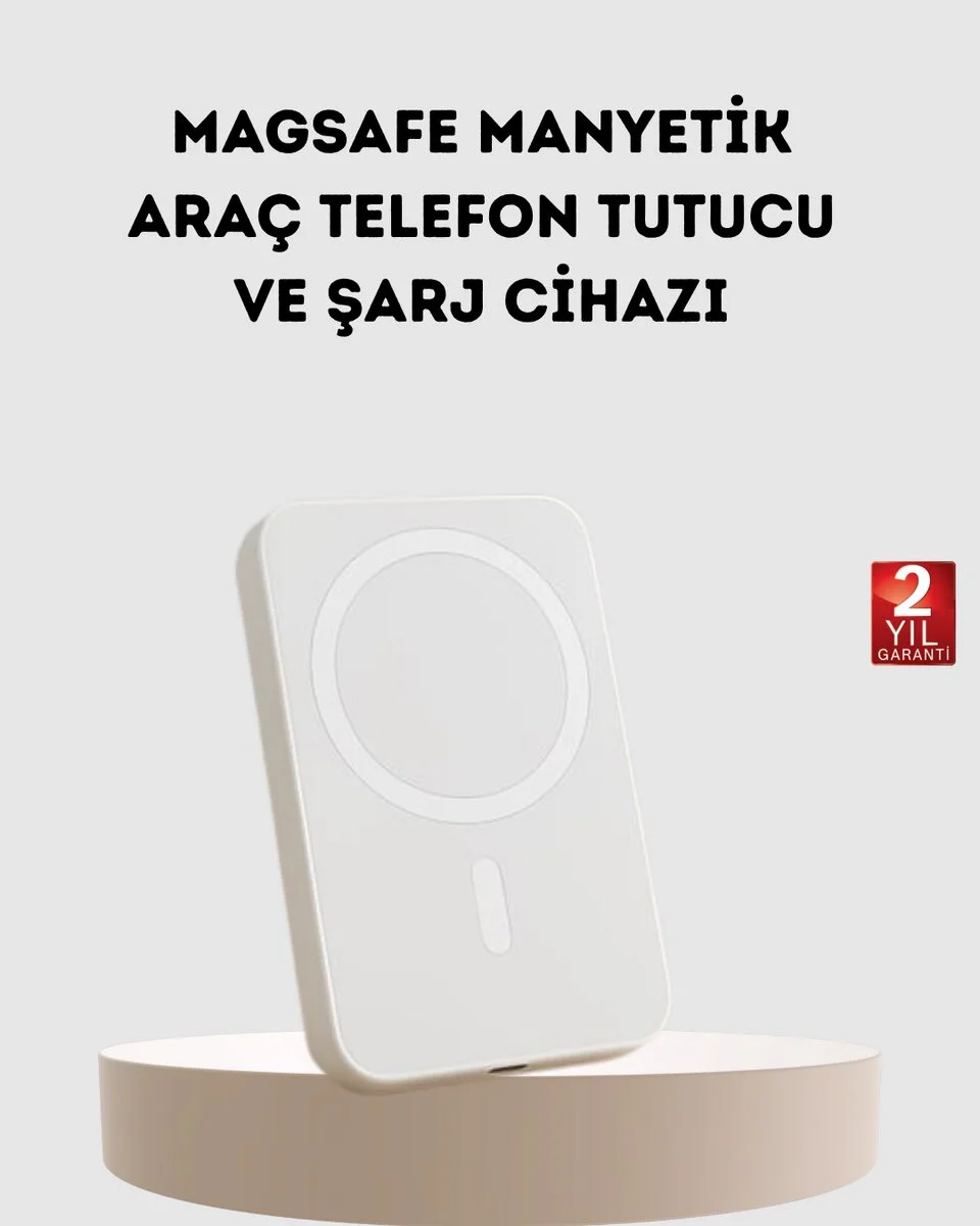 5000mAh Manyetik Powerbank – iPhone Serisi İçin Taşınabilir Kablosuz Şarj Cihazı