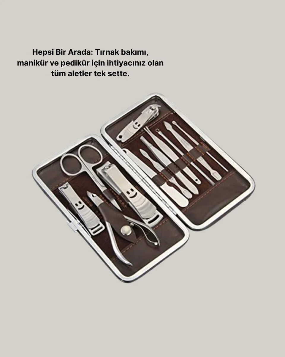 Taşınabilir Çok Fonksiyonlu Kişisel Bakım Seti El ve Ayak İçin