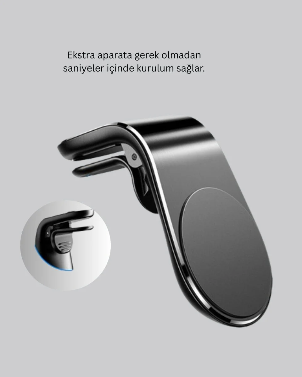 360° Ayarlanabilir Araç Telefon Tutucu – Tüm Telefonlarla Uyumlu