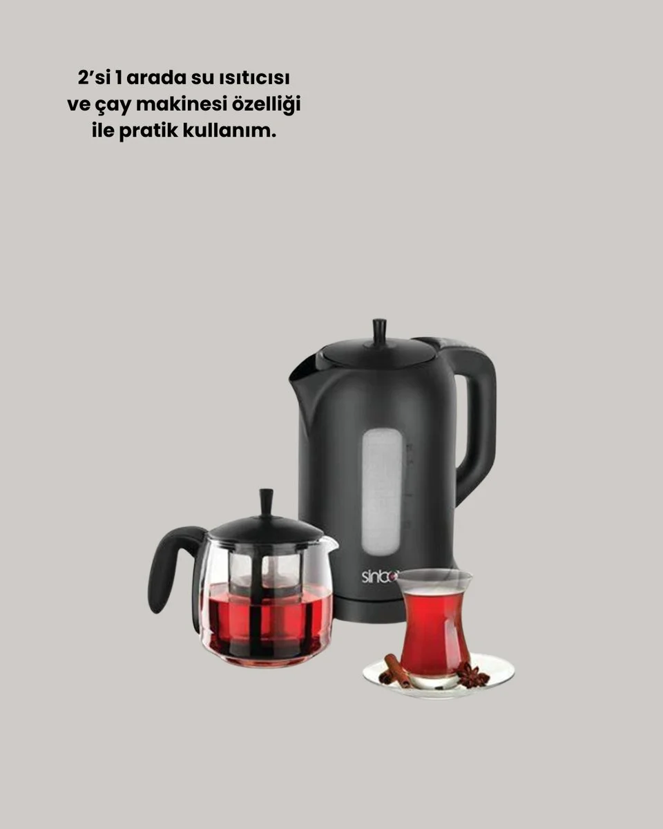 Sinbo STM 5840 Elektrikli Çay Makinesi 1800 Watt 17 Litre