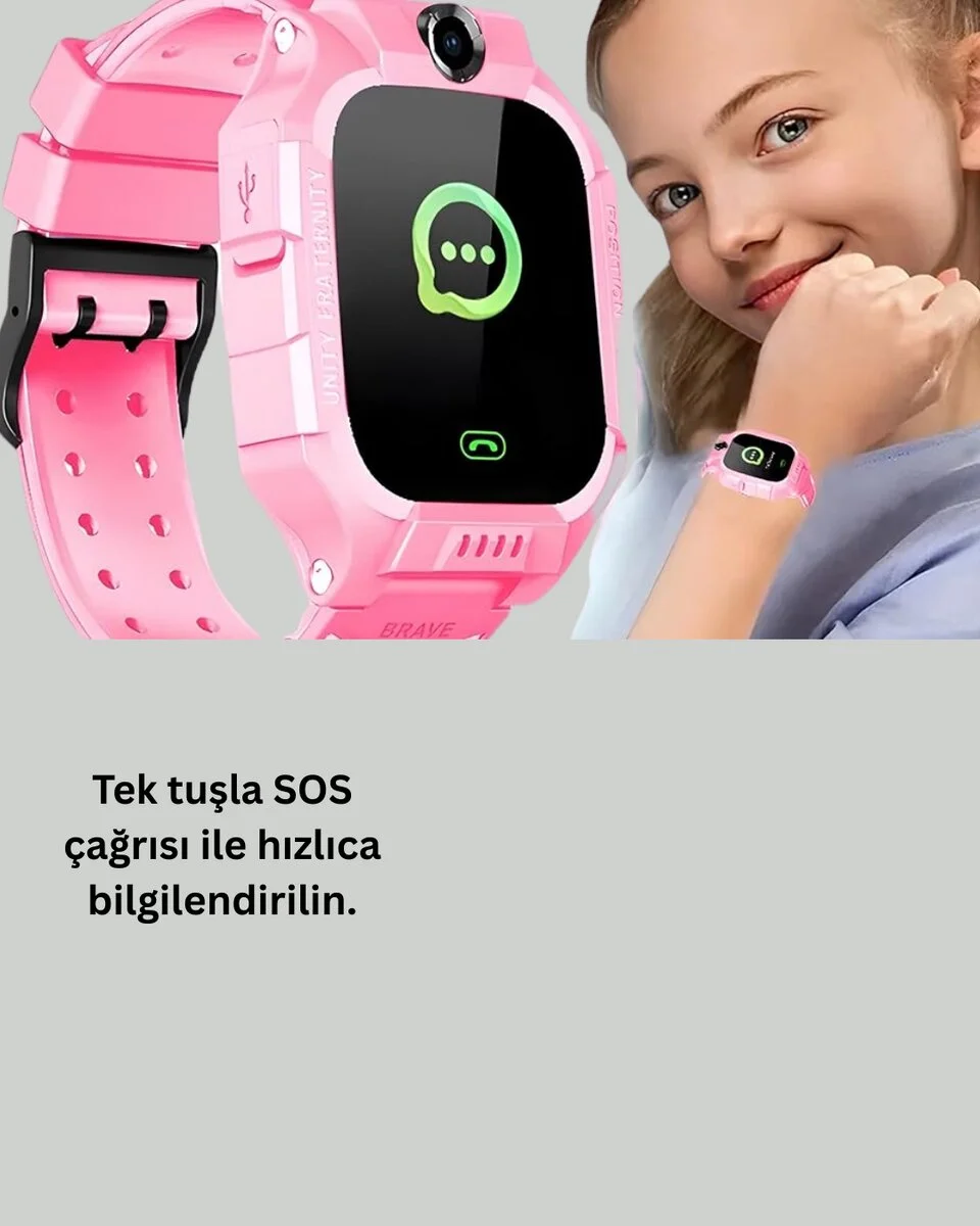 S10 Akıllı Çocuk Saati Konum Takip ve Güvenlik Özellikli