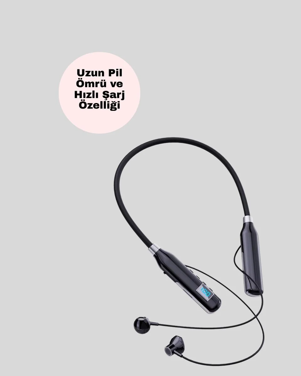 Ergonomik Tasarımlı IPX4 Suya Dayanıklı Bluetooth Kulaklık
