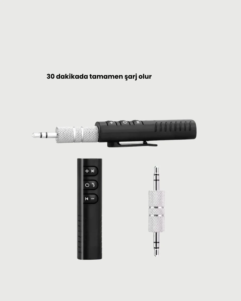 Kablosuz Ses Çözümü – 3.5mm Jaklı Bluetooth Müzik Alıcısı