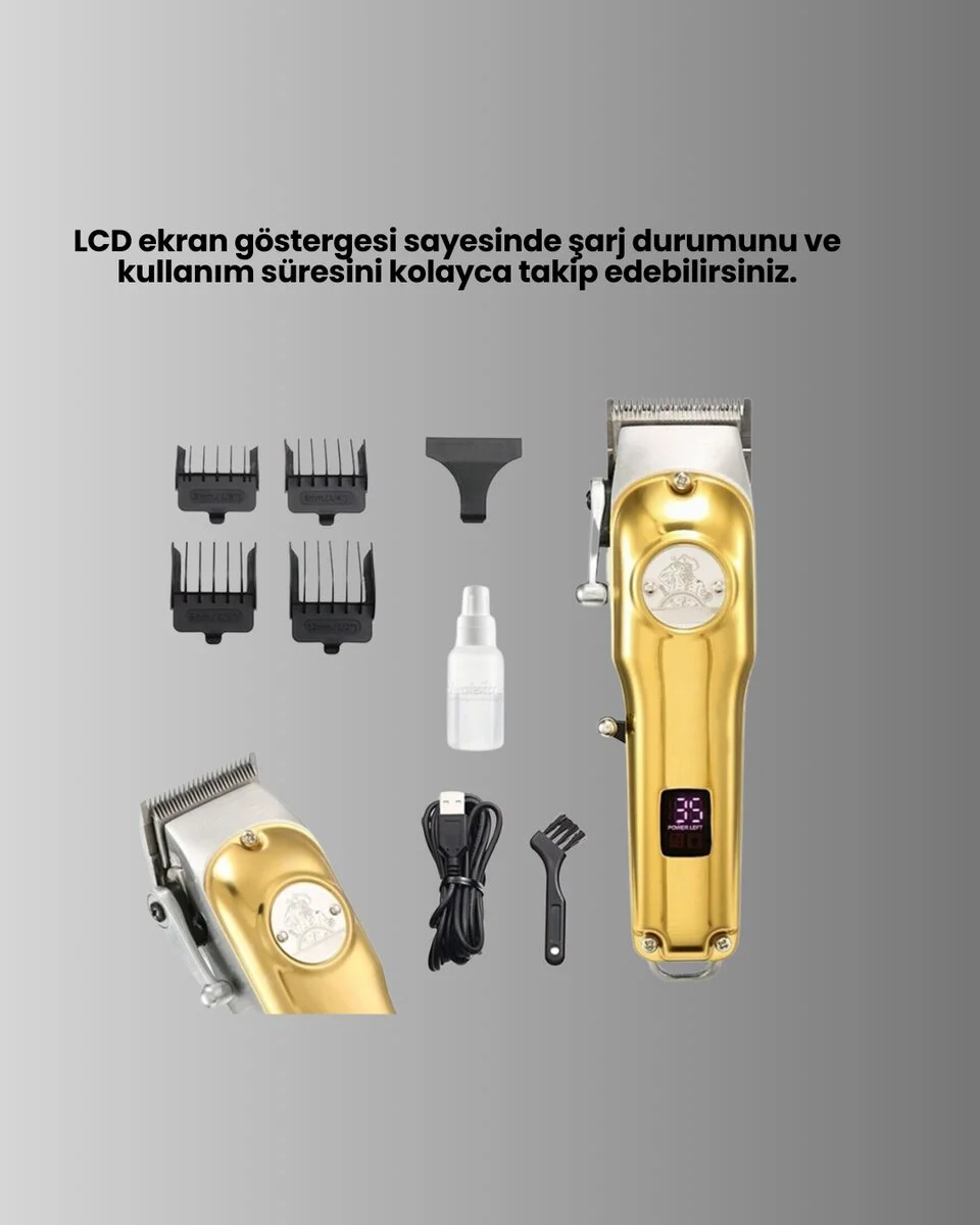 Ergonomik Tasarımlı Hafif ve Taşınabilir Profesyonel Tıraş Makinesi