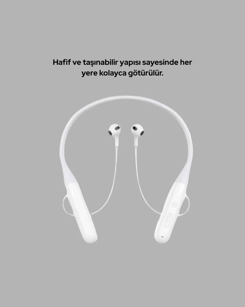 Spor ve Günlük Kullanım İçin 100 Saatlik Kablosuz Kulaklık