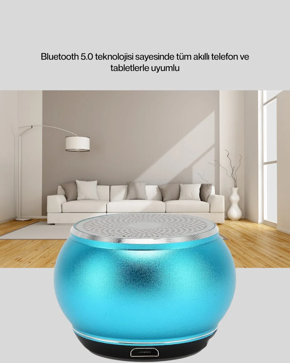 Mini Bluetooth Speaker | Uzun Pil Ömrü Şık ve Hafif Tasarım
