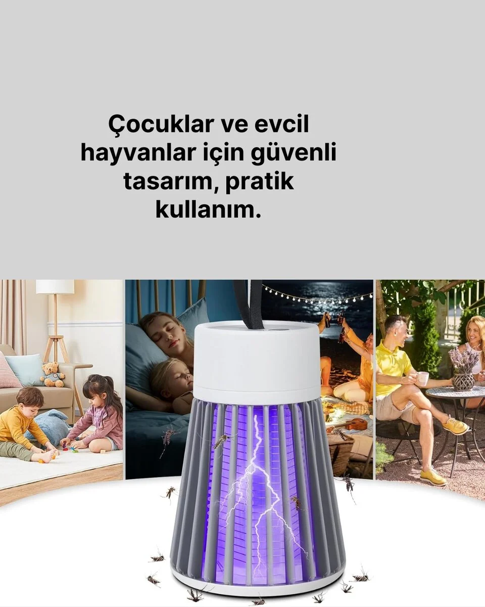Sessiz ve Güvenli Sivrisinek Kovucu Lamba