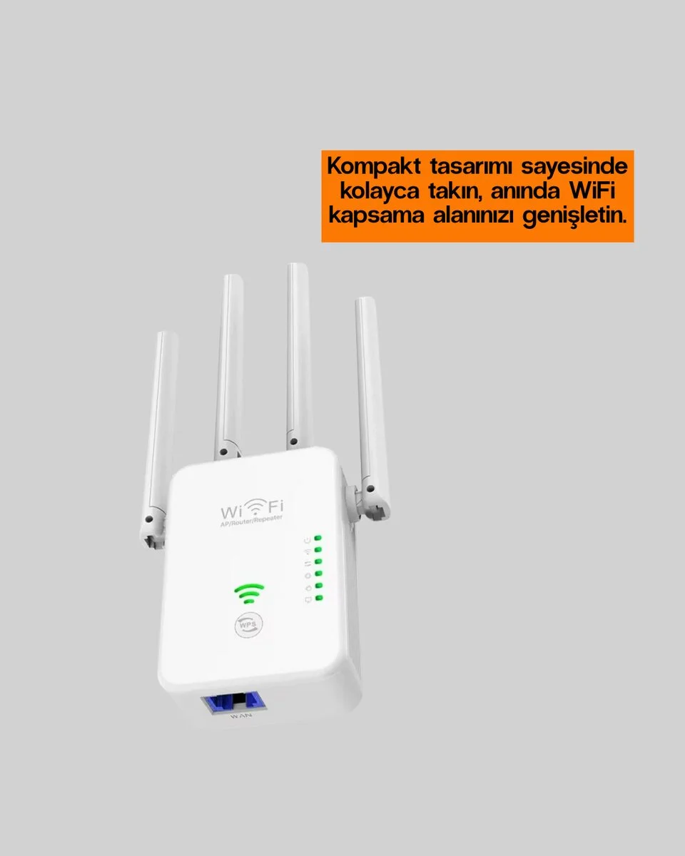 Çok Antenli Kablosuz Ağ Kapsama Alanı Genişletici