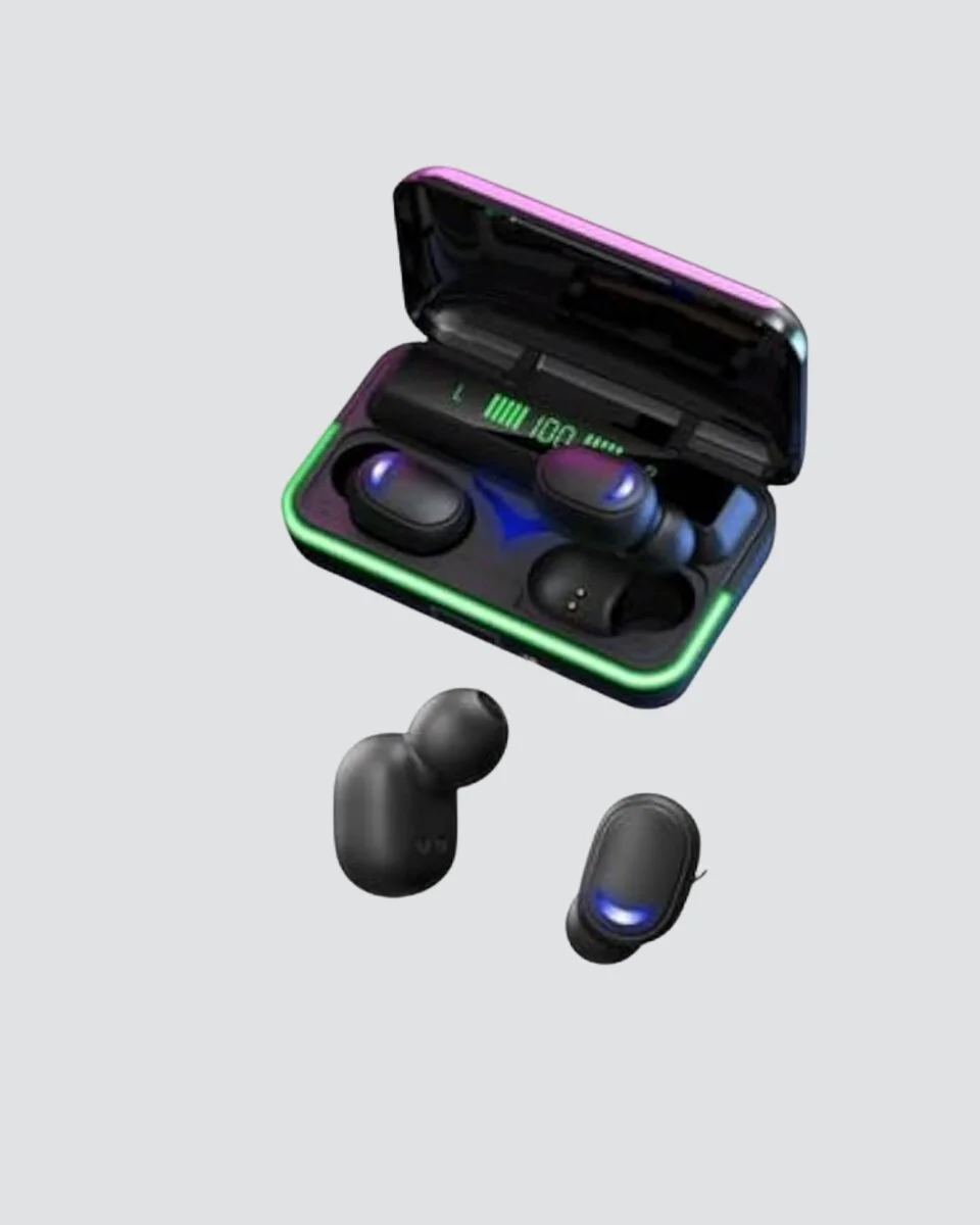 Uzun Pil Ömürlü E10 Powerbank Bluetooth Kulaklık LED Gösterge
