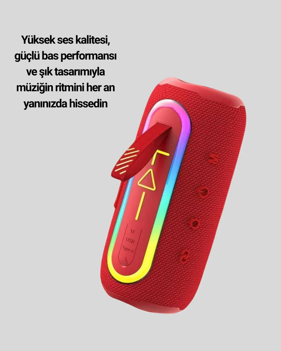 Uzun Pil Ömürlü Bluetooth 5.1 Hoparlör
