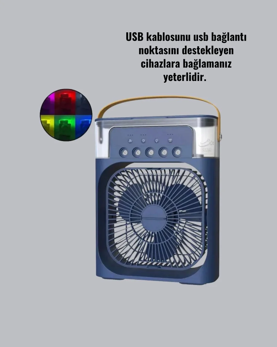 Ayarlanabilir Hız ve Yönlü Yüksek Performanslı Masaüstü Fan
