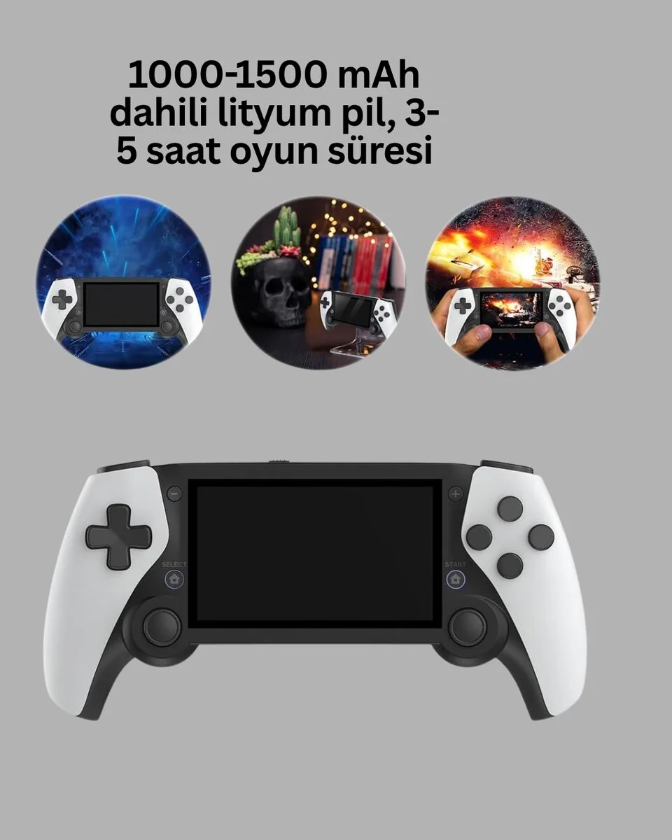 Şarjlı Hafıza Kart Destekli Oyun Konsolu