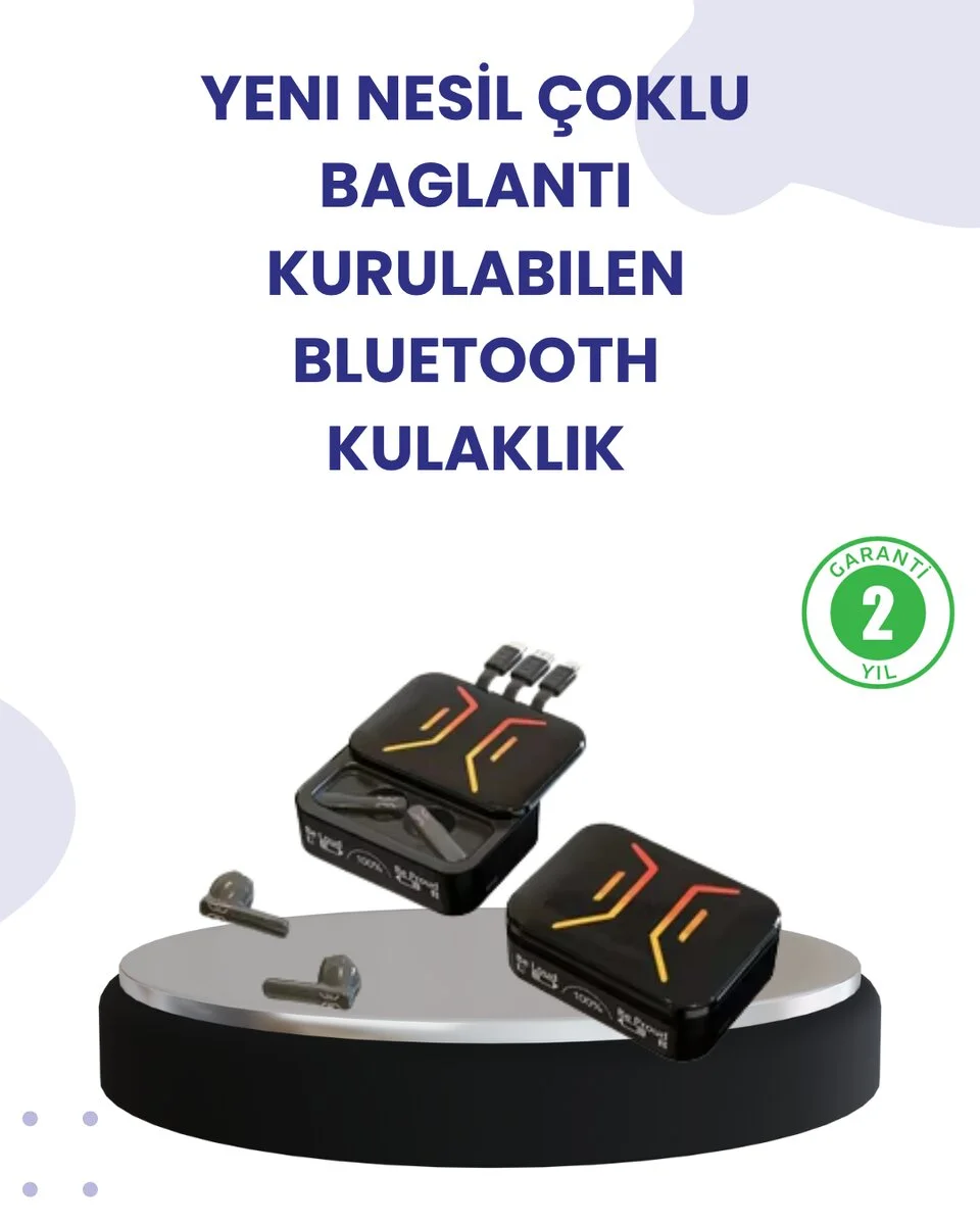ABS Malzeme Bluetooth Kulaklık – 20 Gün Standby Süresi