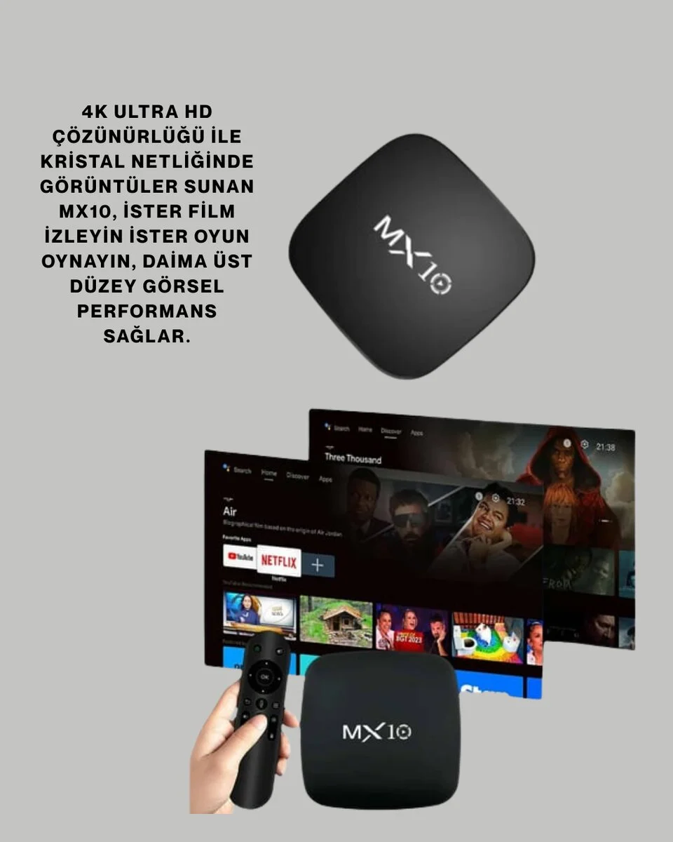 Akıllı TV Dönüşümü 4K UHD Medya Oynatıcı