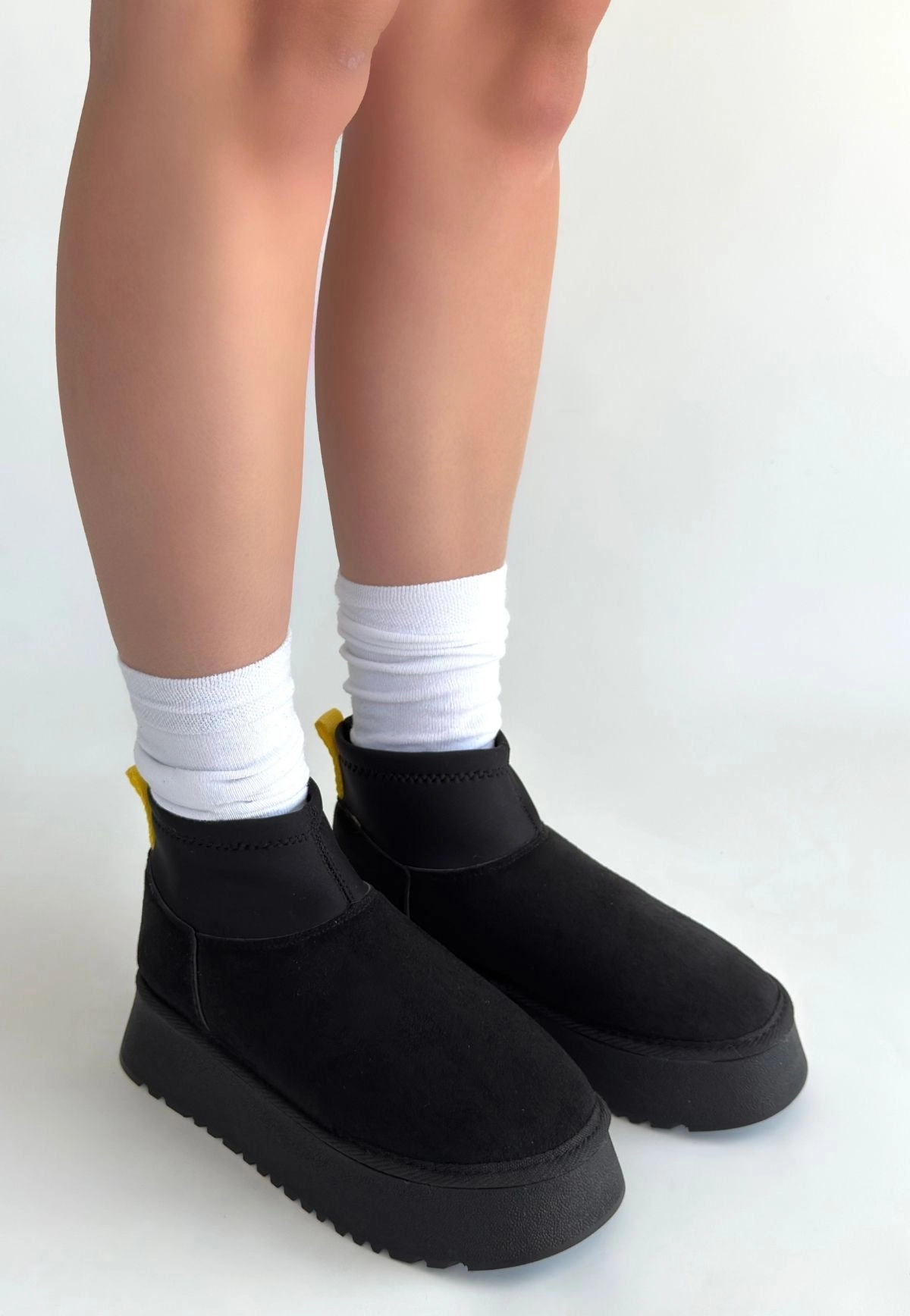 Cuen Siyah Süet Bot