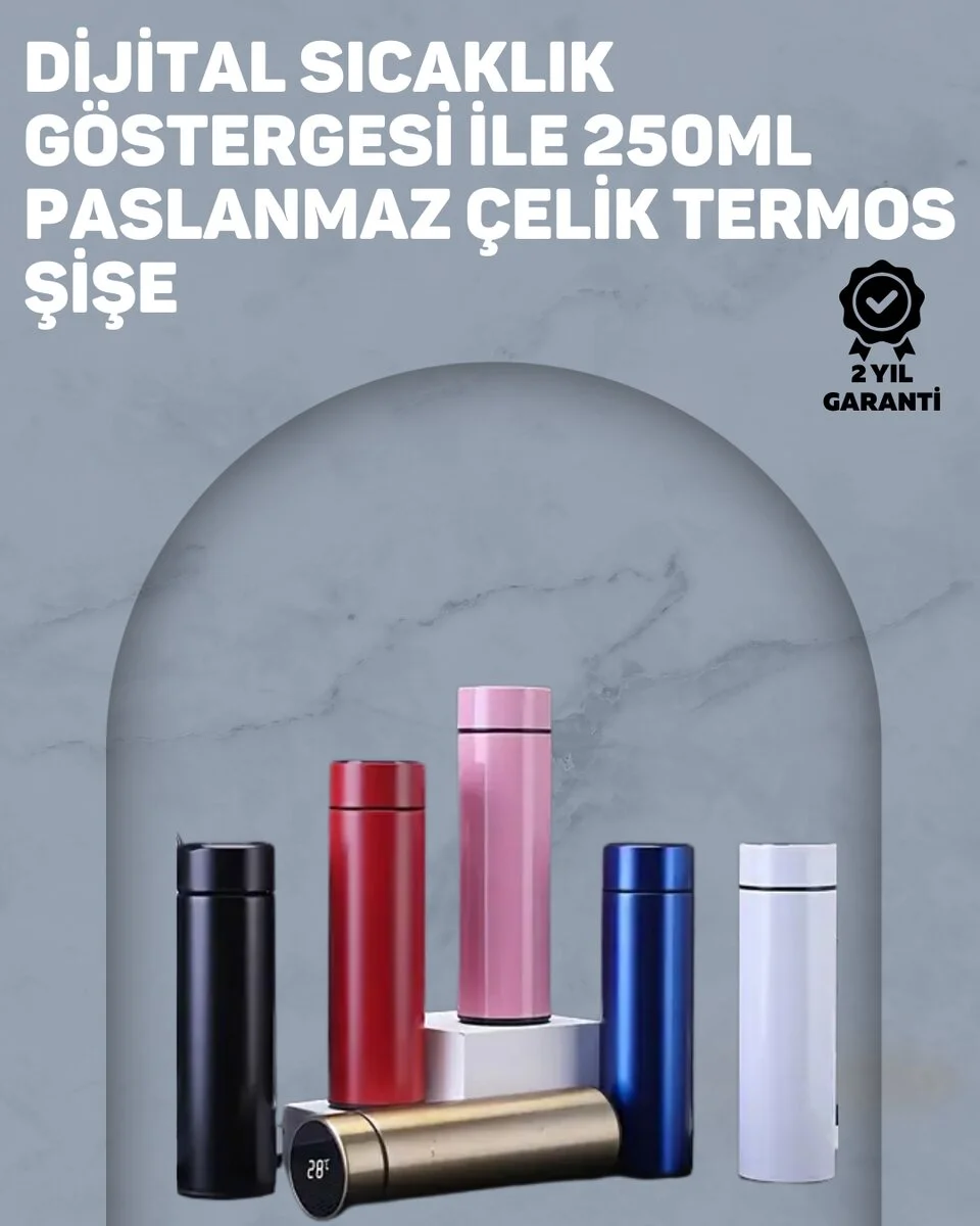 12 Saat Sıcak 24 Saat Soğuk Tutabilen Paslanmaz Termos