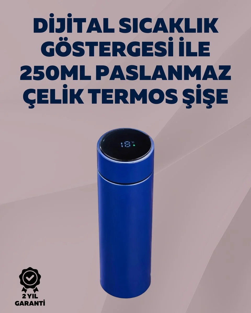 Yüksek Isı Korumasına Sahip Taşınabilir Çelik Termos