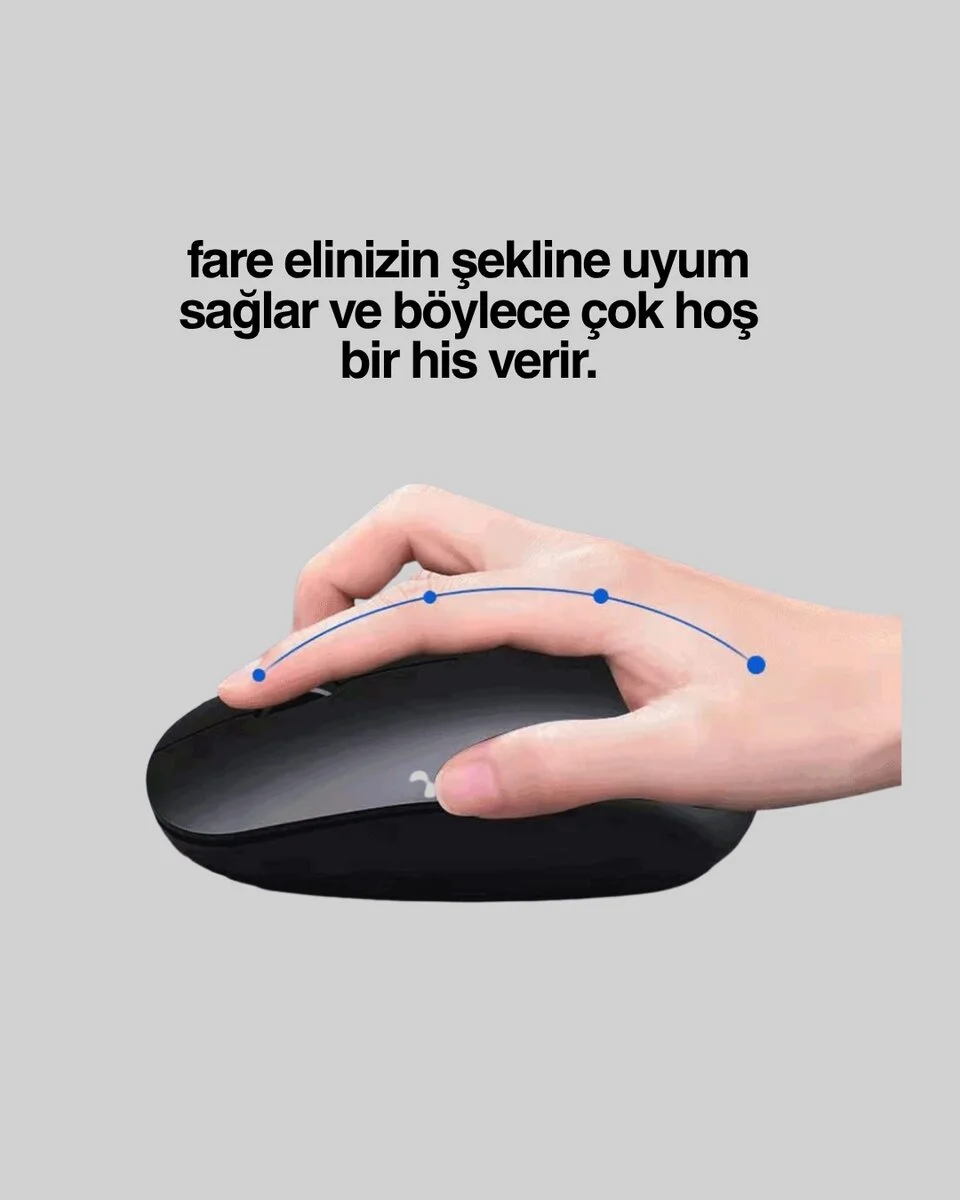 Ayarlanabilir DPI Özellikli Mouse – Sessiz Estetik ve Uyumlu
