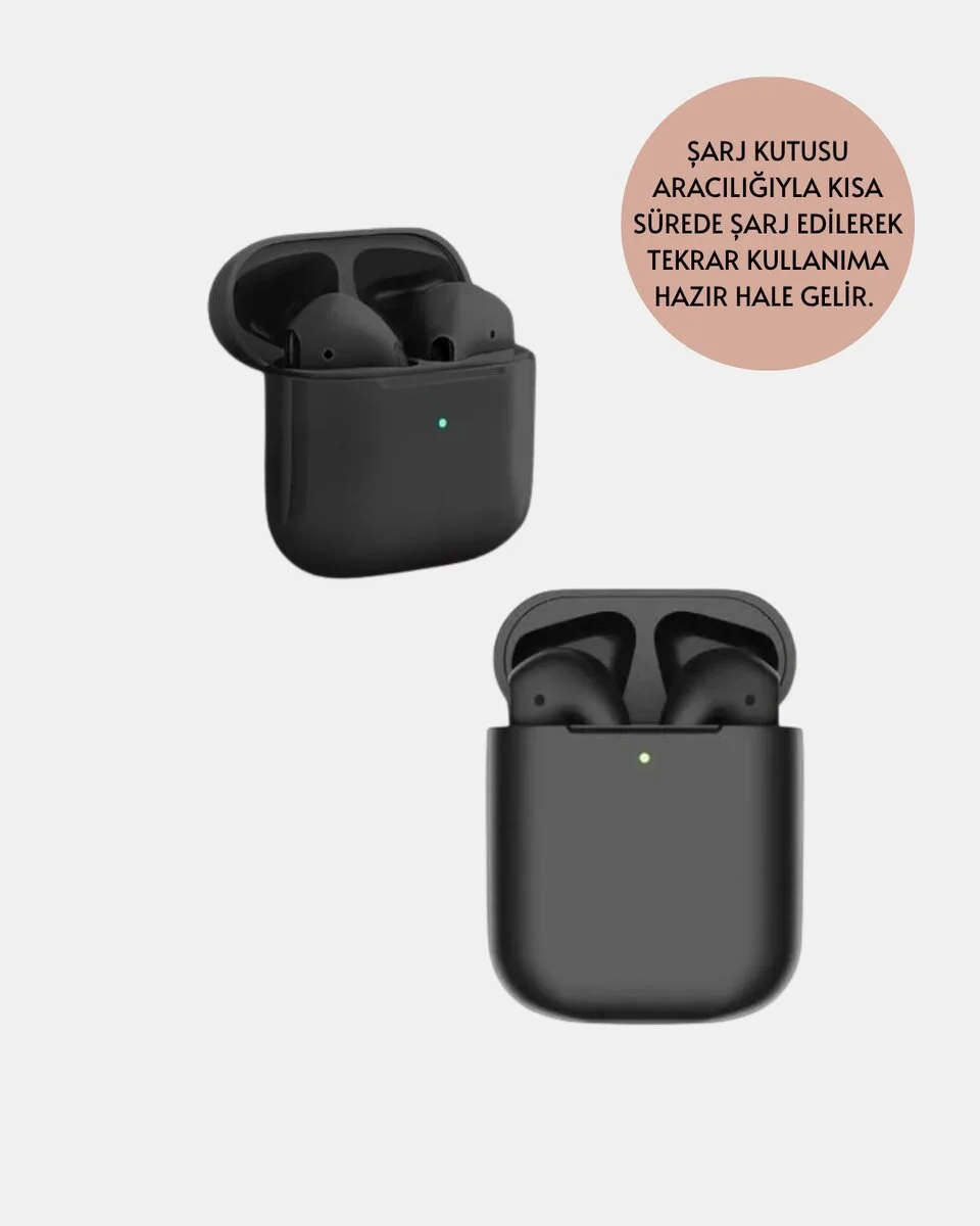 TWS Pro 5 Bluetooth Kulaklık – Kablosuz ve Şarj Kutulu Tasarım