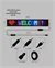 Yüksek Parlaklık Ayarlı RGB LED Ekran Kayan Yazı ve Grafik Destekli Esnek Panel