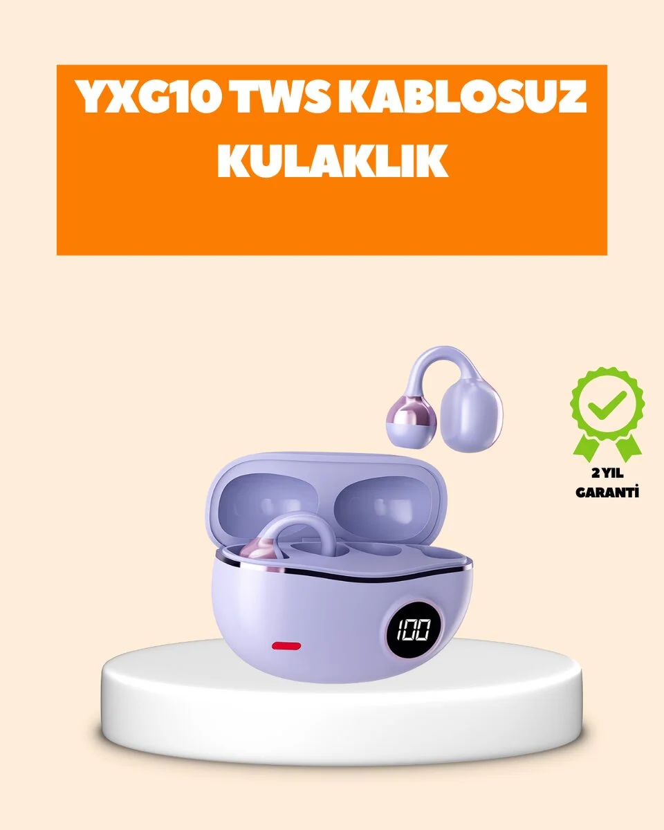 YXG10 Klipsli Açık Kulaklık – Spor İçin Uygun APTX Ses Ergonomik Yapı