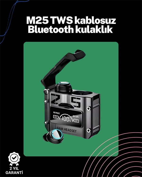 Kablosuz Kulak İçi Kulaklık | Gecikmesiz Oyun Modu | IOS ve Android Uyumlu