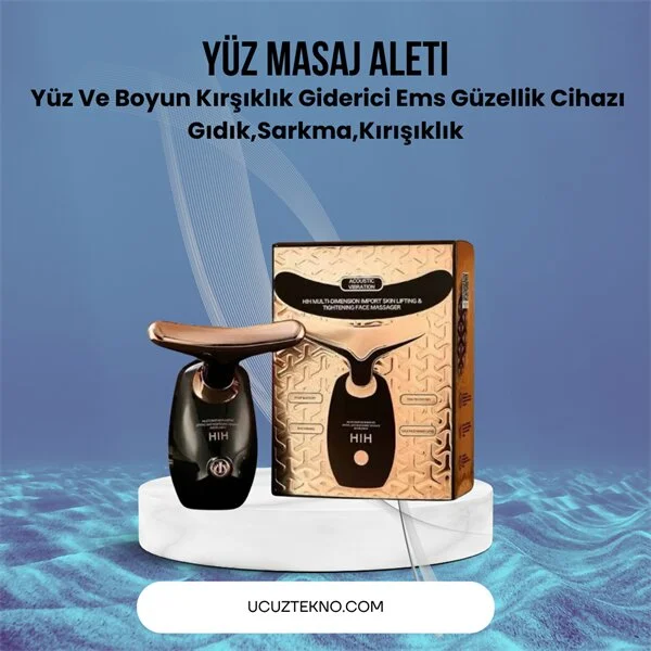Yüz ve Boyun Masaj Aleti – Yunus Tasarım Kırışık Görünümü Giderici