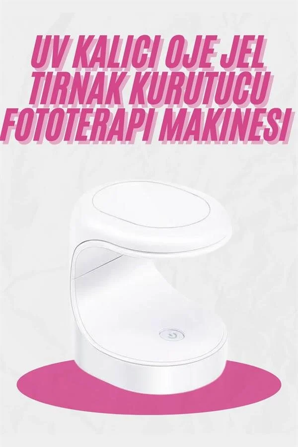 Kalıcı Oje Kurutucu Mini UV Işınlı Taşınabilir Hızlı ve Pratik Oje Kurutucu