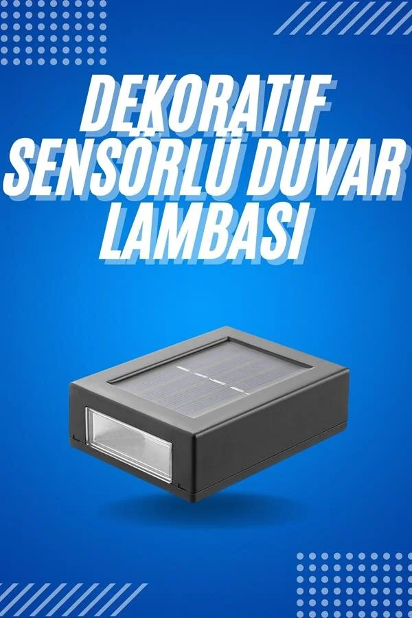 Solar Güneş Enerjili Çift Taraflı Duvar Lambası Çift Taraflı Duvar Lamba Güneş Enerjili