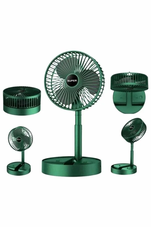 Katlanabilir Usb Şarjlı Masaüstü Soğutucu Mini Fan Telefon Tutucu