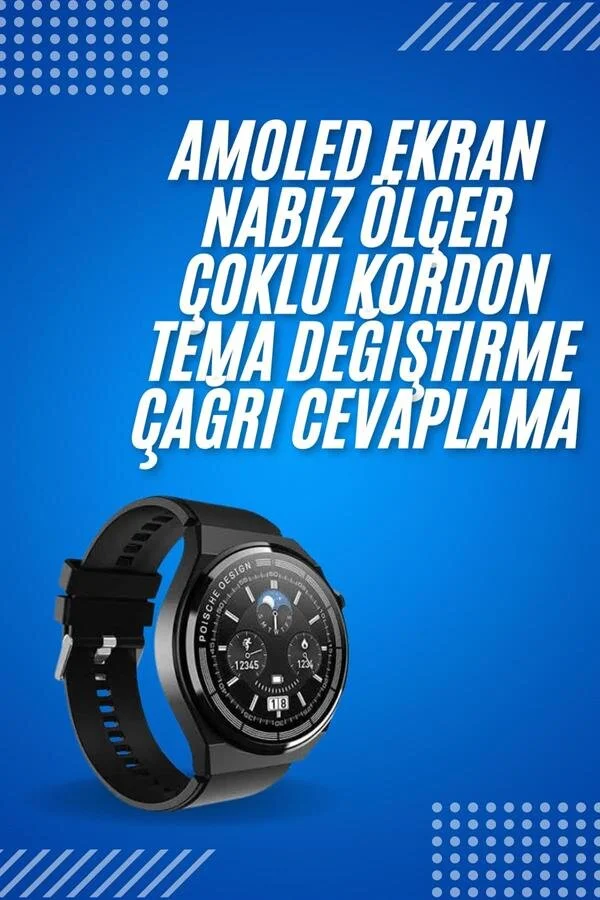 2025 Model Yeni Nesil GPS Uyumlu Uyku Takibi Ve Sağlık Takibi Spor Modları
