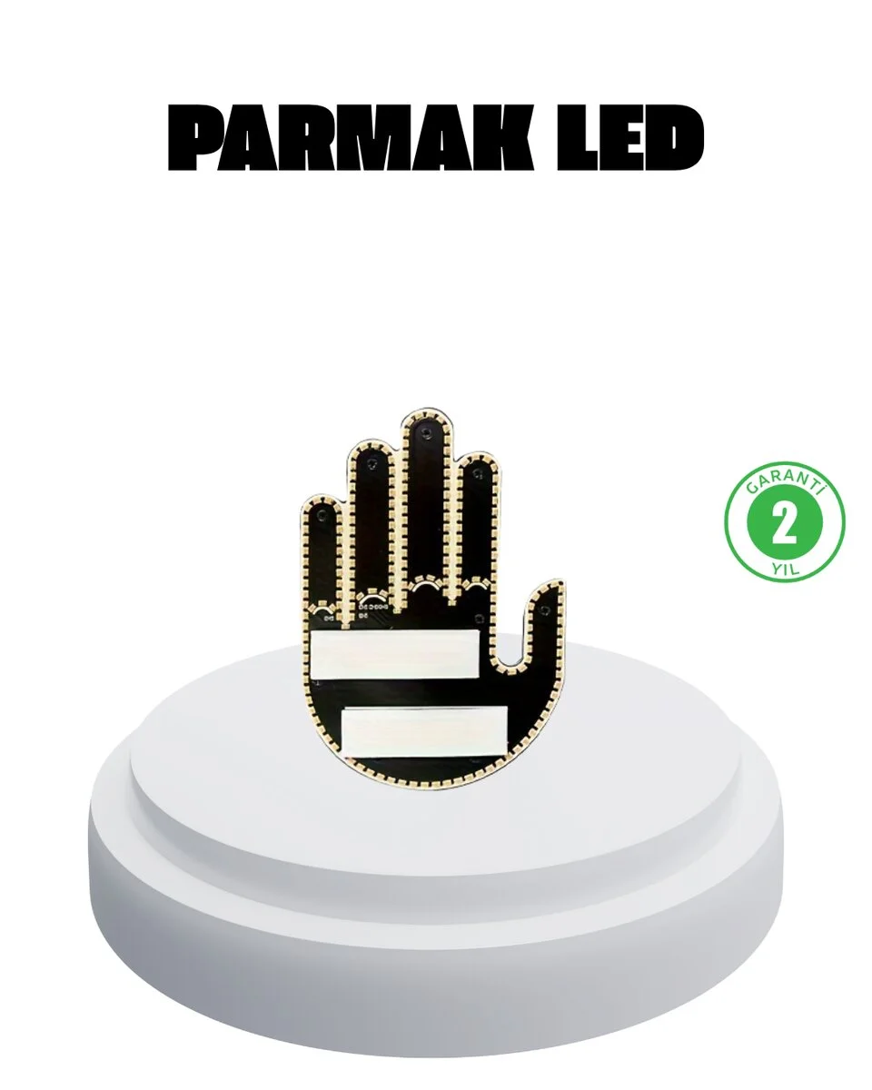 176 LED Amber Renkli El Hareketiyle Kontrol Edilen Motosiklet Dönüş Sinyali