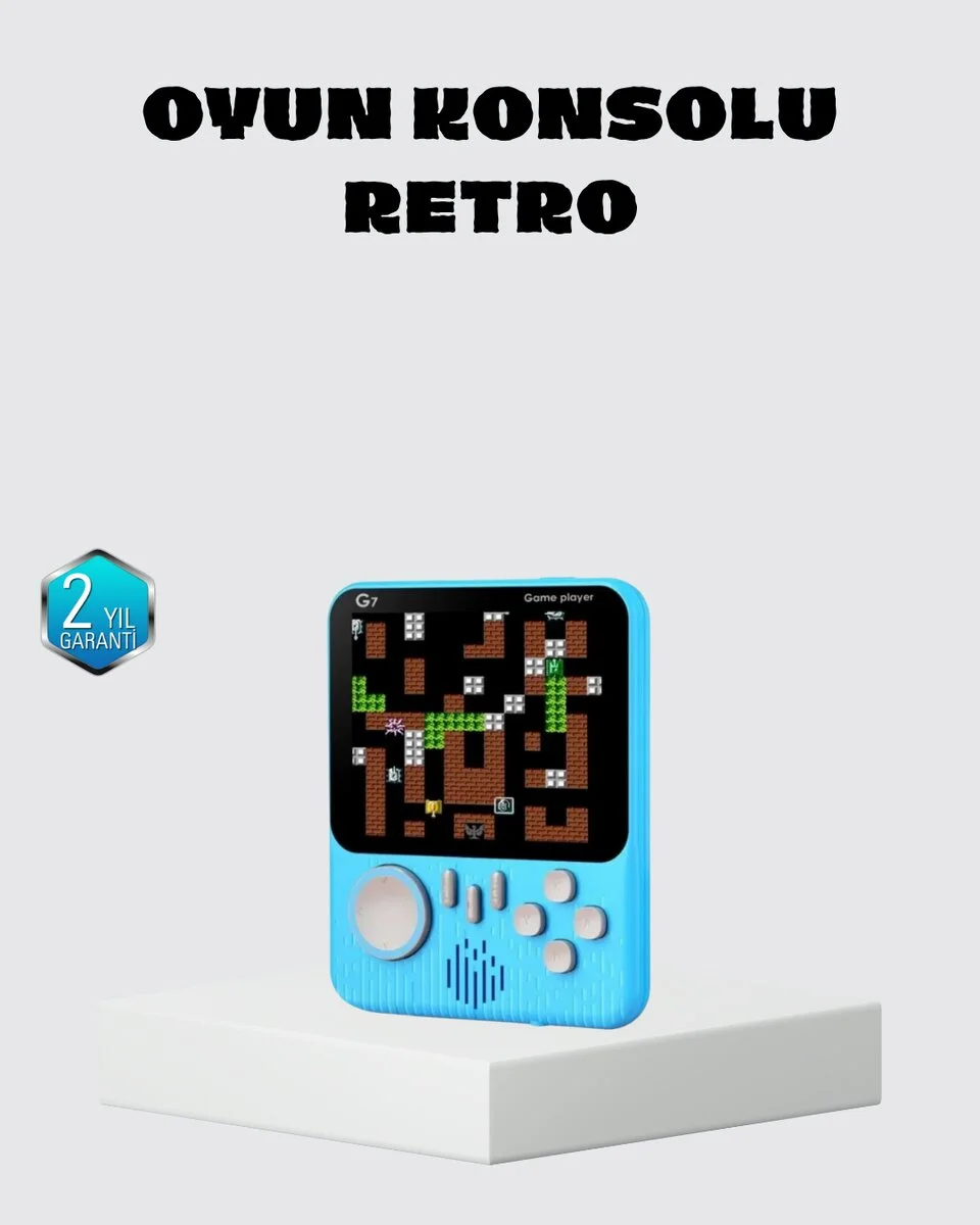 666 Oyunlu Retro Mini Oyun Konsolu – 3.5" LCD Ekran ve Çift Kişilik Oyun