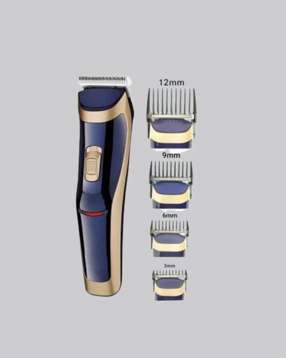 Profesyonel Şarjlı Saç ve Sakal Kesme Makinesi – Unisex 12 mm Ayarlanabilir Başlık