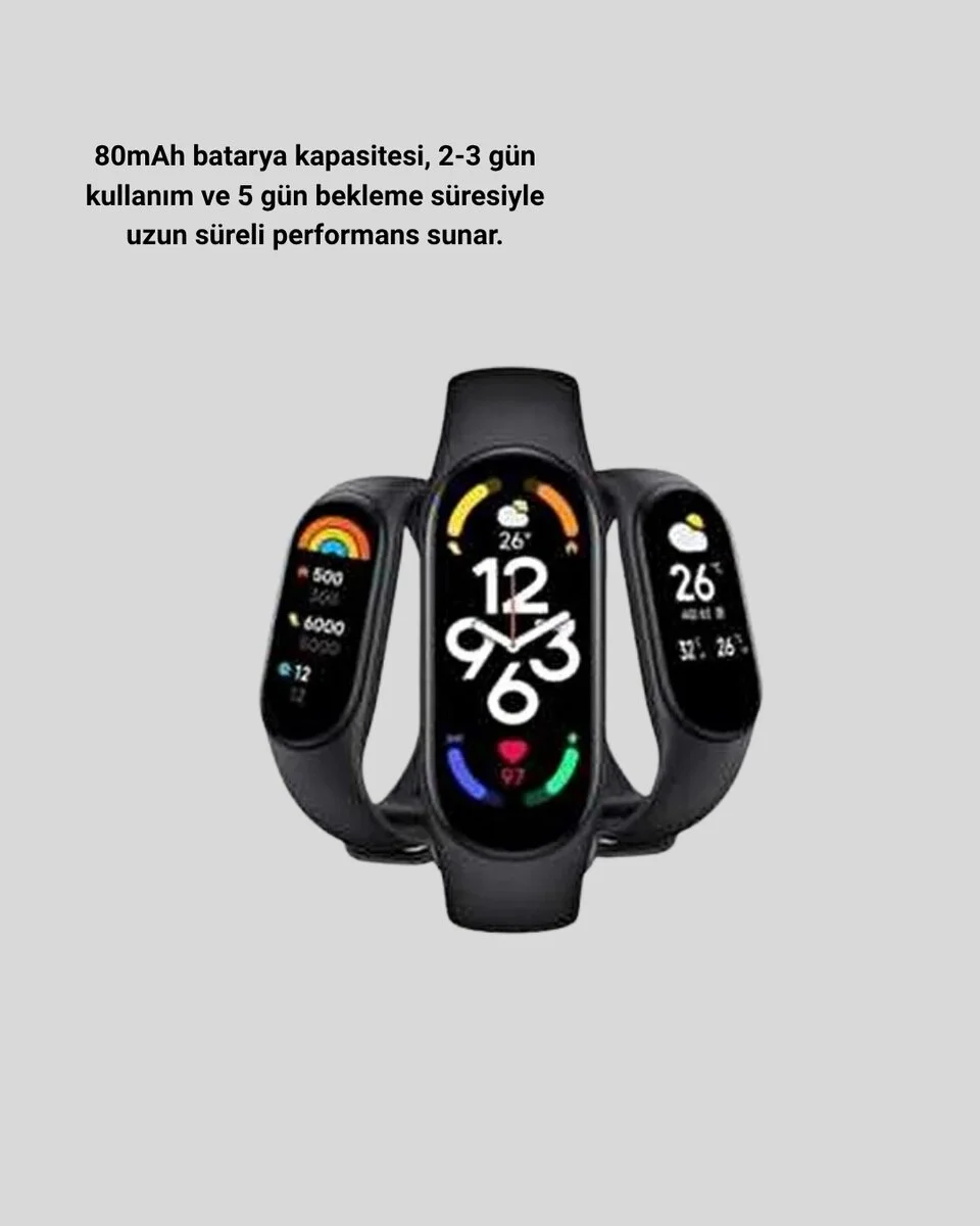 Akıllı Bileklik – Kalp Atış Uyku ve Adım Takibi IP67 Su Geçirmez