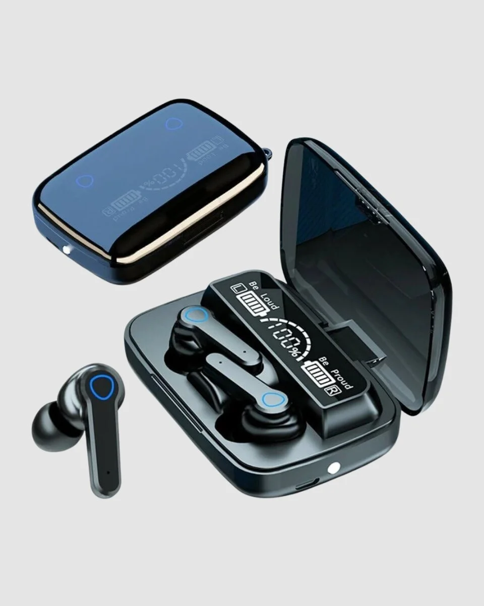 Powerbank’lı M19 Bluetooth Kulaklık – Oyun İçin Düşük Gecikme Uzun Kullanım ve Şarj Desteği