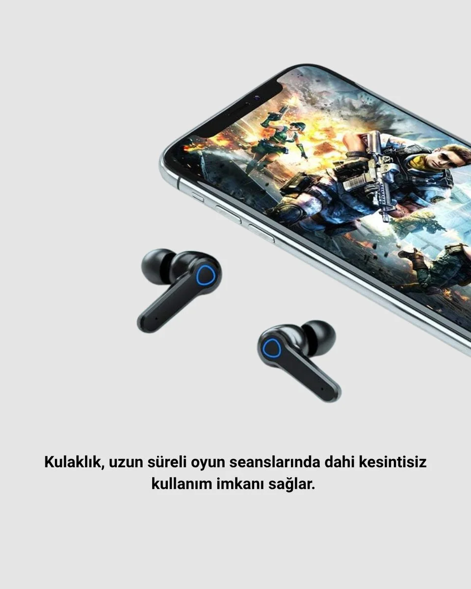 Powerbank Özellikli Bluetooth Kulaklık – Oyun Modlu Uzun Pil Ömürlü Ergonomik Tasarım