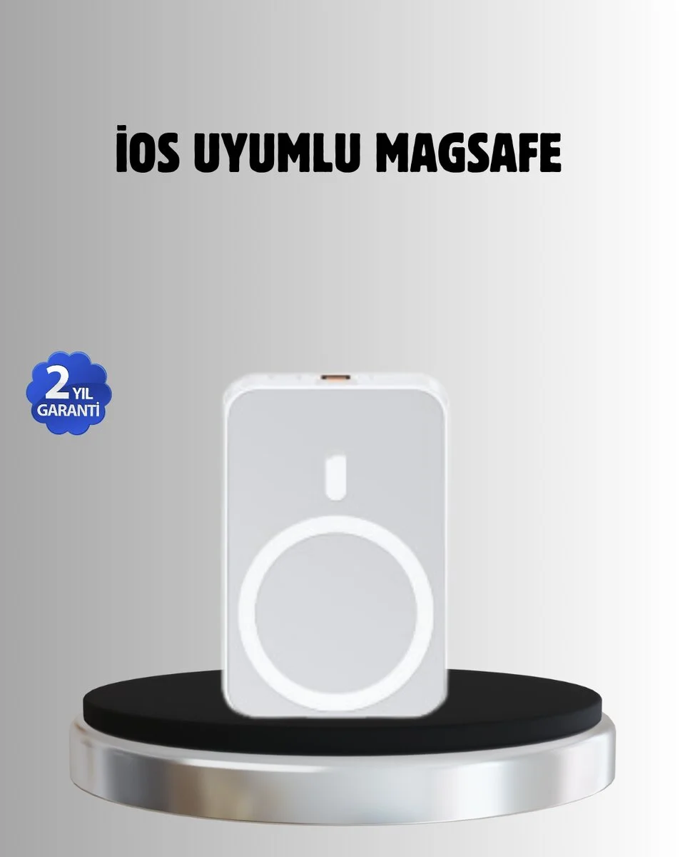 MagSafe Battery Pack – Kablosuz Hızlı Şarj Kompakt ve Taşınabilir Güç Bankası
